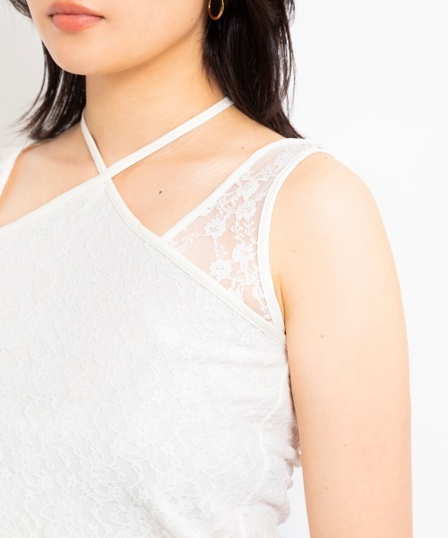 タンクトップ ノースリーブ atmos pink Halter neck lace tank top / アトモス ピンク ホルター ネック レース atmos girls タンクトップ ノースリーブ pink Halter neck lace