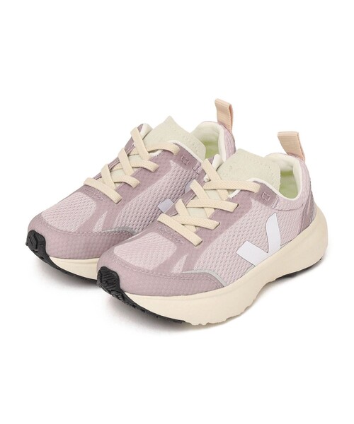 【アライグマ】新品未使用　veja ヴェジャ スニーカー　ホワイトピンク VEJA（ヴェジャ） スニーカー VEJA:CANARY ALVEOMESH PARME WHITE