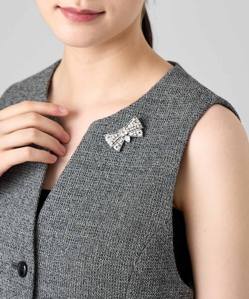 アナイ　ブローチ ANAYI（アナイ） ブローチ パールラインモチーフブローチ レディース