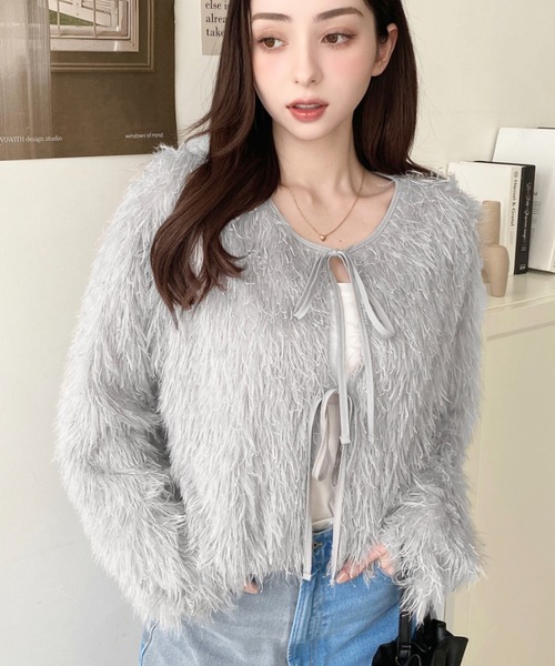 新品★ CAMILLA 暖かい ベルト付きフリンジカーディガン★メリノウール♪ 新品☆ CAMILLA 暖かい ベルト付きフリンジカーディガン☆メリノ
