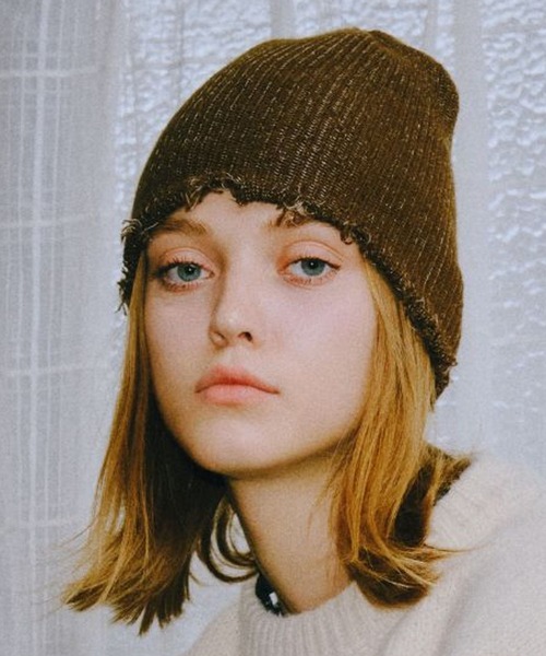 FOREVER21 ニット帽 ニットキャップ 「2024FW」ダメージニット