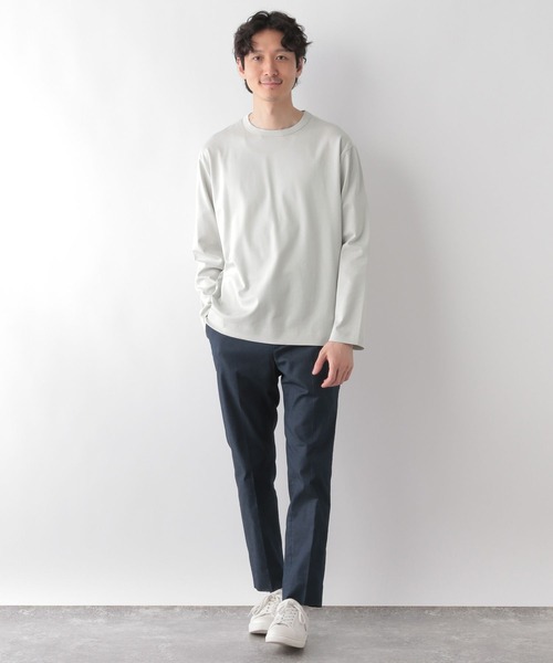GLOBAL WORK（グローバルワーク） tシャツ リッチクリーンTEE/長袖