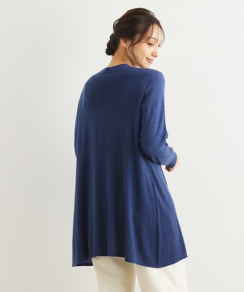 LAURA ASHLEY（ローラアシュレイ） カーディガン 「ウール混」バック