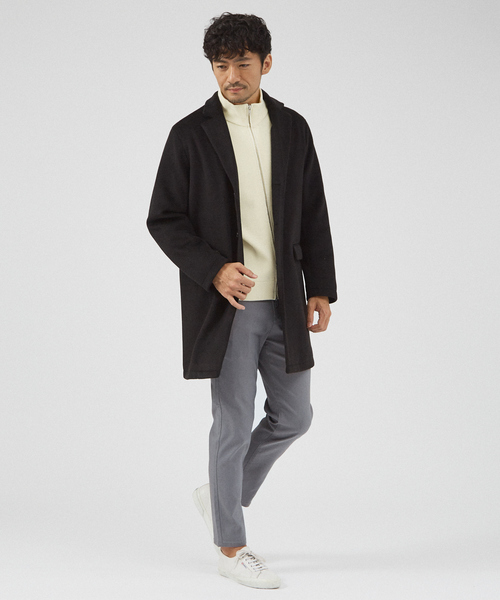 ABAHOUSE GRAY カーディガン 「定番人気」12ゲージ 畦編み ドライバー