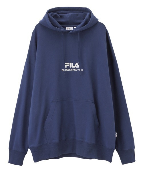 フィラパーカー FILA パーカー ロゴプリントプルパーカー レディース メンズ