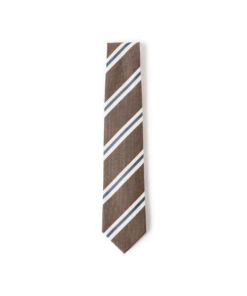 【近日削除】Holiday&Brownのシルク　ストライプネクタイ Holliday & Brown ネクタイ ＆ / シルク ストライプ : ZOZOTOWN