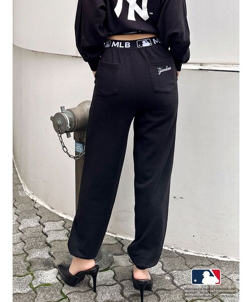 MLB スウェットパンツ ジャージ GYDA「MLB」ウエストバンテージ  