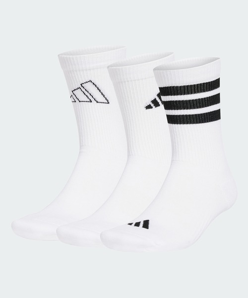 adidas（アディダス） 靴下 ロゴソックス 3足組 / アディダス メンズ