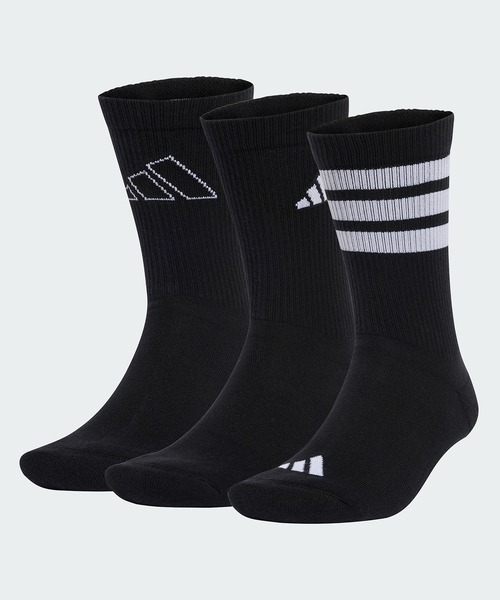 adidas（アディダス） 靴下 ロゴソックス 3足組 / アディダス メンズ