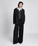 ワイドパンツ スラックス Wide strai...の詳細画像1