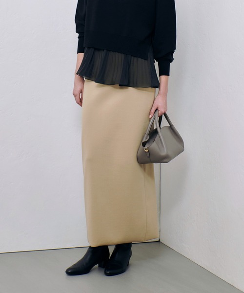 allureville（アルアバイル） スカート センタージップ2WAYニット