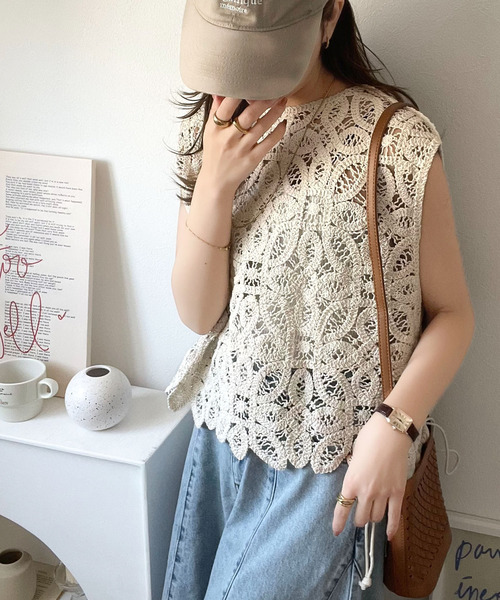 classicalelf tシャツ レトロ感漂うトレンド♪前後2WAYクロシェ