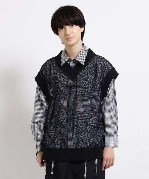 ベスト ジレ TULLE ベスト レディース メンズ