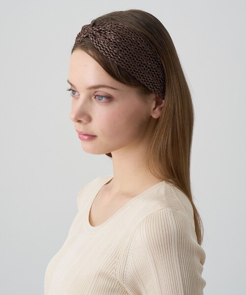 【軽やかラフィア◇】心地よく快適に♪LouisVuittonヘッドバンド ANAYI ヘアバンド ラフィア調ヘッドバンド : ZOZOTOWN Yahoo!店