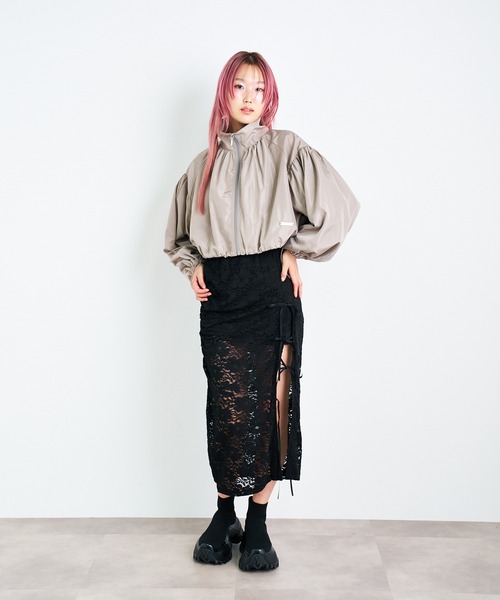 ブルゾン アウター バルーンショートブルゾン レディース : ZOZOTOWN