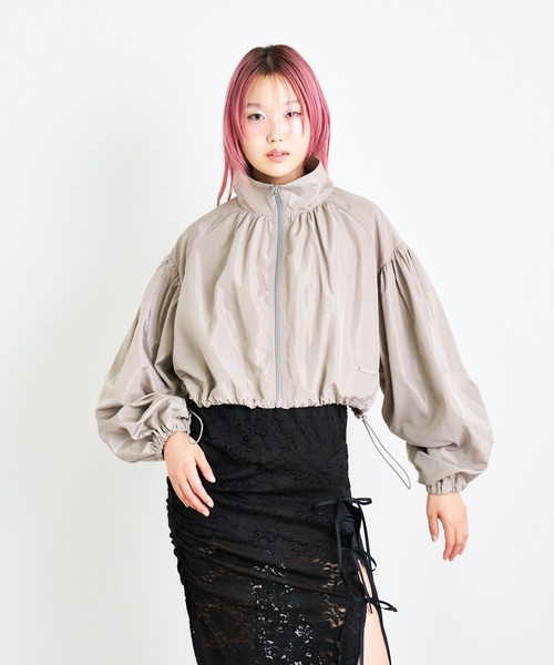 ブルゾン アウター バルーンショートブルゾン レディース : ZOZOTOWN