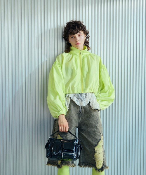 ブルゾン アウター バルーンショートブルゾン レディース : ZOZOTOWN