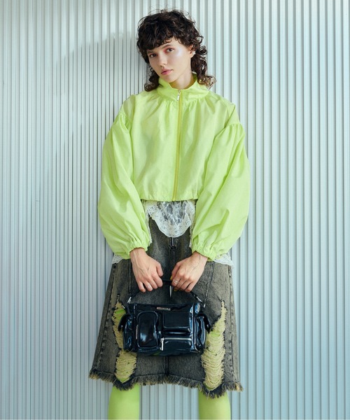 ブルゾン アウター バルーンショートブルゾン レディース : ZOZOTOWN