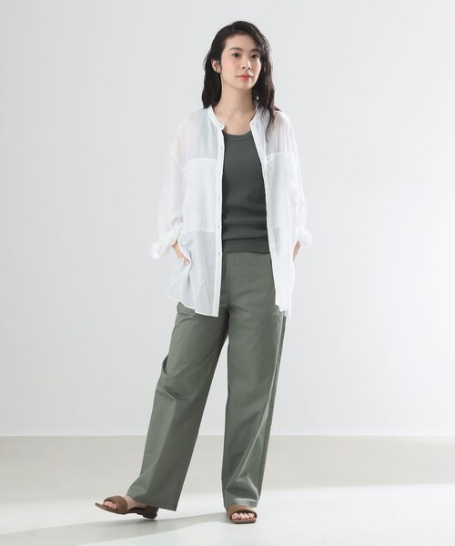 Demi-Luxe BEAMS ブラウス シャツ AK+1 / フロントポケット