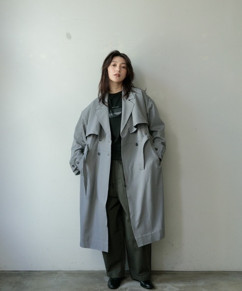 LAVANDA トレンチコート MERCURYDUO トレンチコート（ラベンダー） -ファッション通販