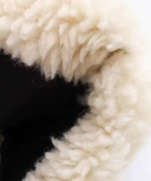 【値下げ中】ボアコート la pomme petit LA POMME petit ムートンコート ボアコート Faux Fur Fuzzy Coat