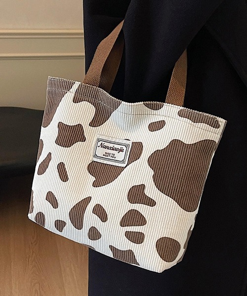Mignonjour トートバッグ Mignonjour/牛柄ミニトートバッグ