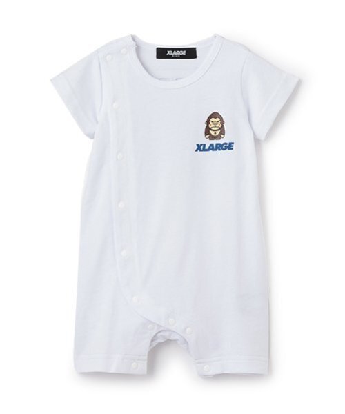 ベビー服　ロンパース XLARGE KIDS ベビー服 ロンパース バックロゴショートオール