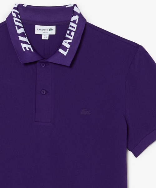 「LACOSTE」 半袖ポロシャツ 2 グレー メンズ