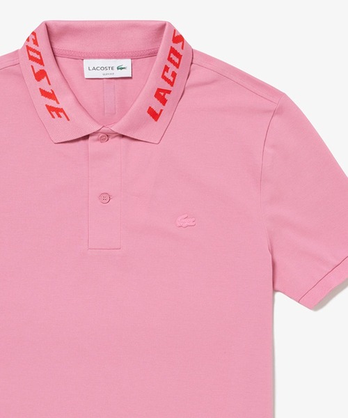 「LACOSTE」 半袖ポロシャツ 2 グレー メンズ