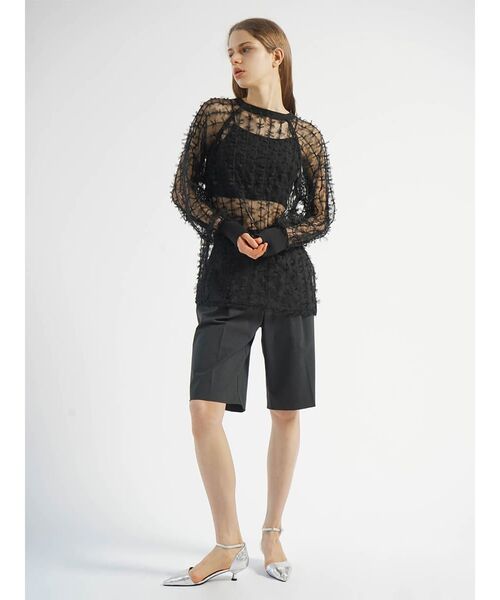 TULLE RIBBON SHEER TOPS レディース TULLE RIBBON SHEER TOPS レディース : ZOZOTOWN Yahoo!店