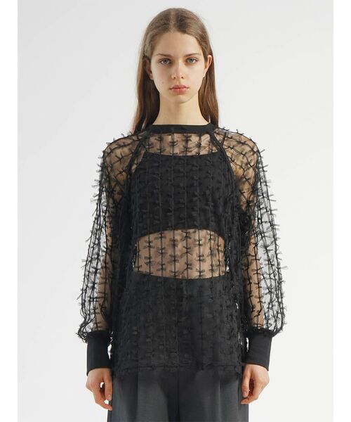 TULLE RIBBON SHEER TOPS レディース TULLE RIBBON SHEER TOPS レディース : ZOZOTOWN Yahoo!店