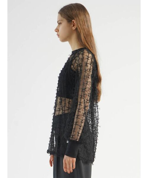 TULLE RIBBON SHEER TOPS レディース : ZOZOTOWN Yahoo!店