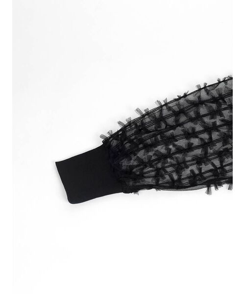 TULLE RIBBON SHEER TOPS レディース : ZOZOTOWN Yahoo!店