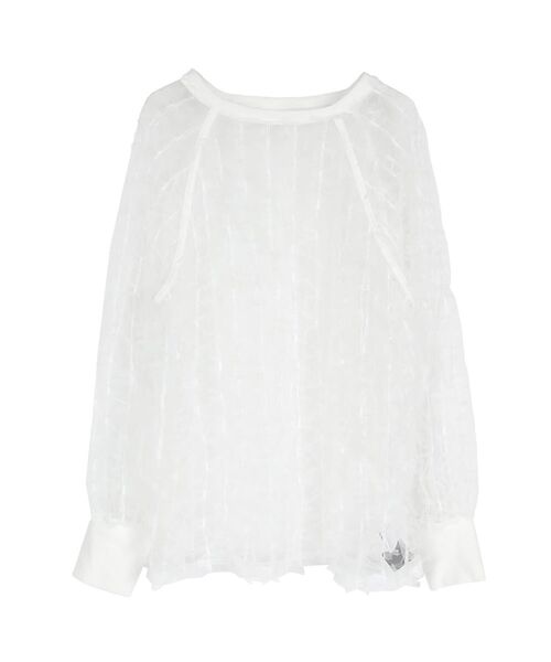 TULLE RIBBON SHEER TOPS レディース : ZOZOTOWN Yahoo!店