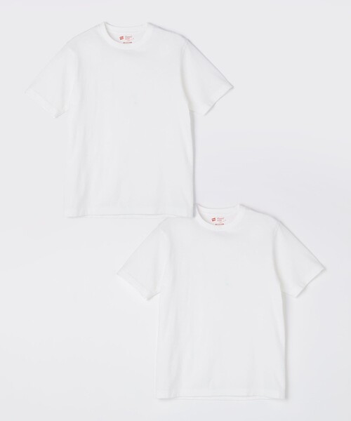 Hanes（ヘインズ） tシャツ HANES×SHIPS: 別注New Japan Fit 2P パック