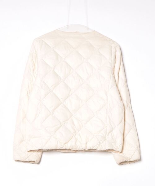 「TAION」 ダウンジャケット L ホワイト レディース_画像2