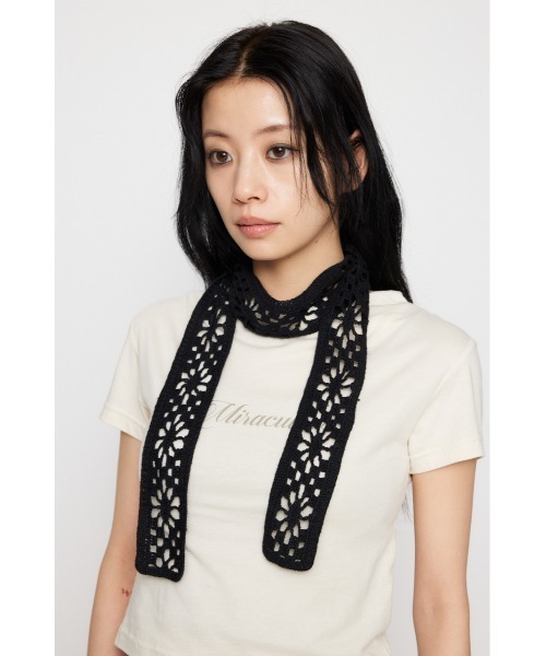 LAGUA GEM（ラグアジェム） ストール マフラー CROCHET NARROW