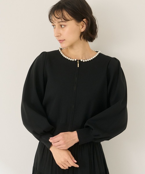 ANAYIニットカーデガン ANAYI 「ANAYI」 ニットカーディガン 38 ブラック レディース