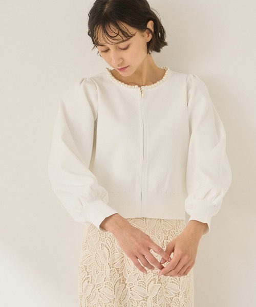 ANAYI 「ANAYI」 ニットカーディガン 38 ブラック レディース