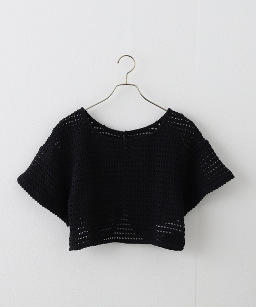 ニット セーター 「RITA ROW/ リタロウ」 LEAF TOP レディース