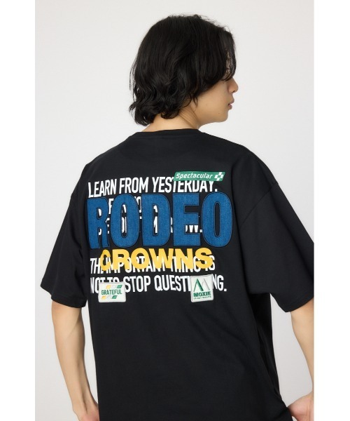 大人気！mnml★ロデオ Tシャツ RODEO CROWNS WIDE BOWL tシャツ BIG SIGN LOGO Tシャツ