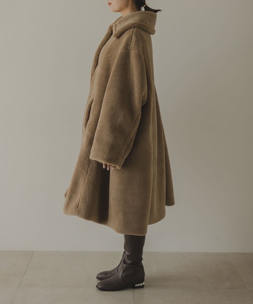 「rectangle」 コート FREE アイボリー レディース_画像4