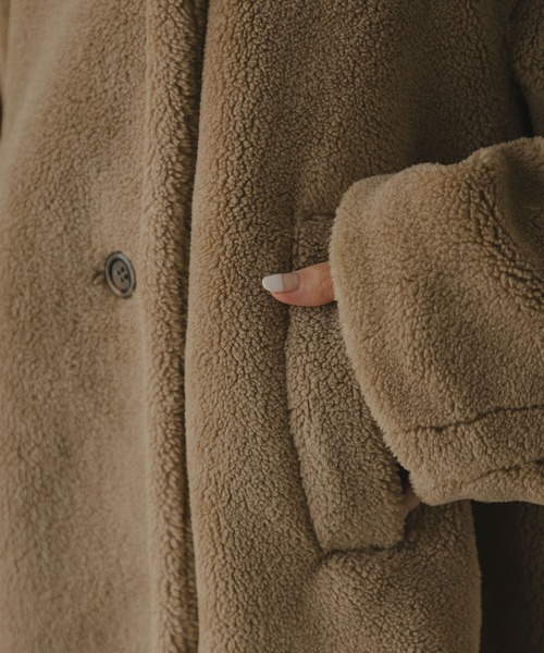 「rectangle」 コート FREE アイボリー レディース_画像6