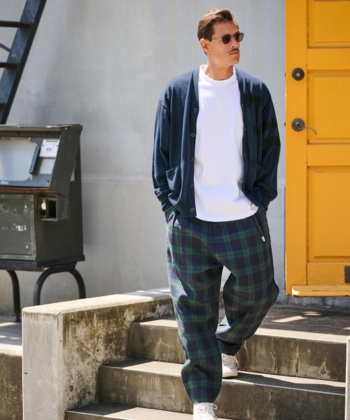 THEOREM カーディガン mcg3646-Award Cardigan レタードカーディガン