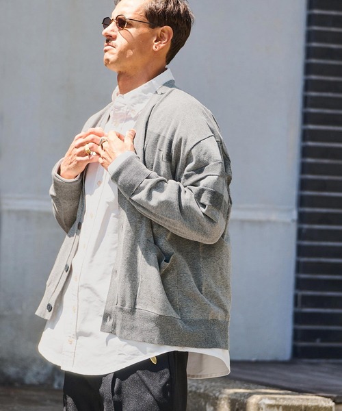 THEOREM カーディガン mcg3646-Award Cardigan レタードカーディガン