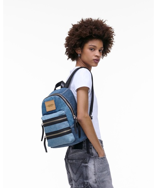 MARC JACOBS デイバック リュック CB DENIM BIKER/ザ カラー