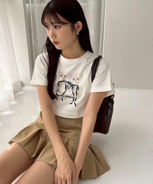 one after another NICE CLAUP tシャツ ネコ/リボンアソートショートT