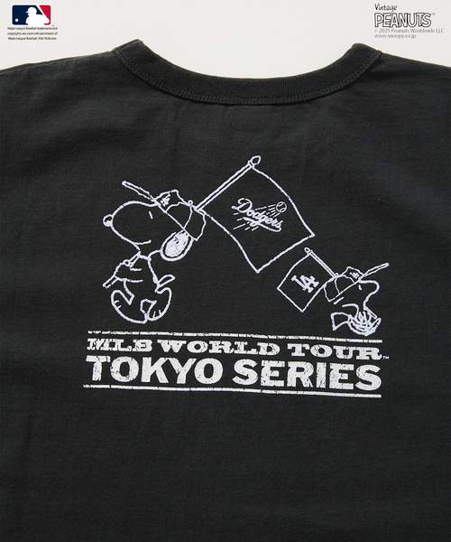 Vintage PEANUTS tシャツ PEANUTS 別注 MLB開幕戦 ベースボール