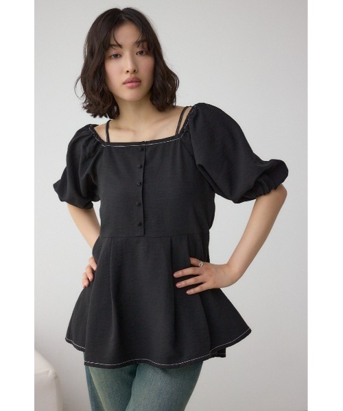 AZUL BY MOUSSY（アズールバイマウジー） ブラウス シャツ 2WAY