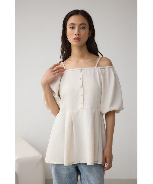 AZUL BY MOUSSY（アズールバイマウジー） ブラウス シャツ 2WAY